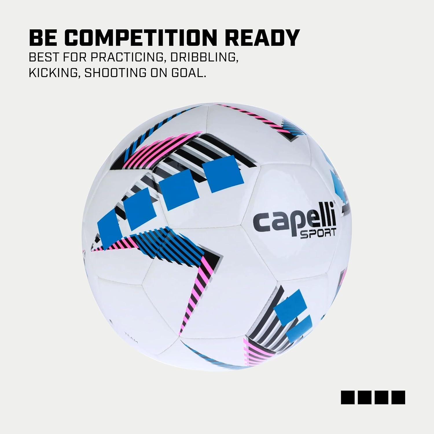 Soccer Ball, Star Cubes Team Soccer Ball for Outdoor and Indoor Training