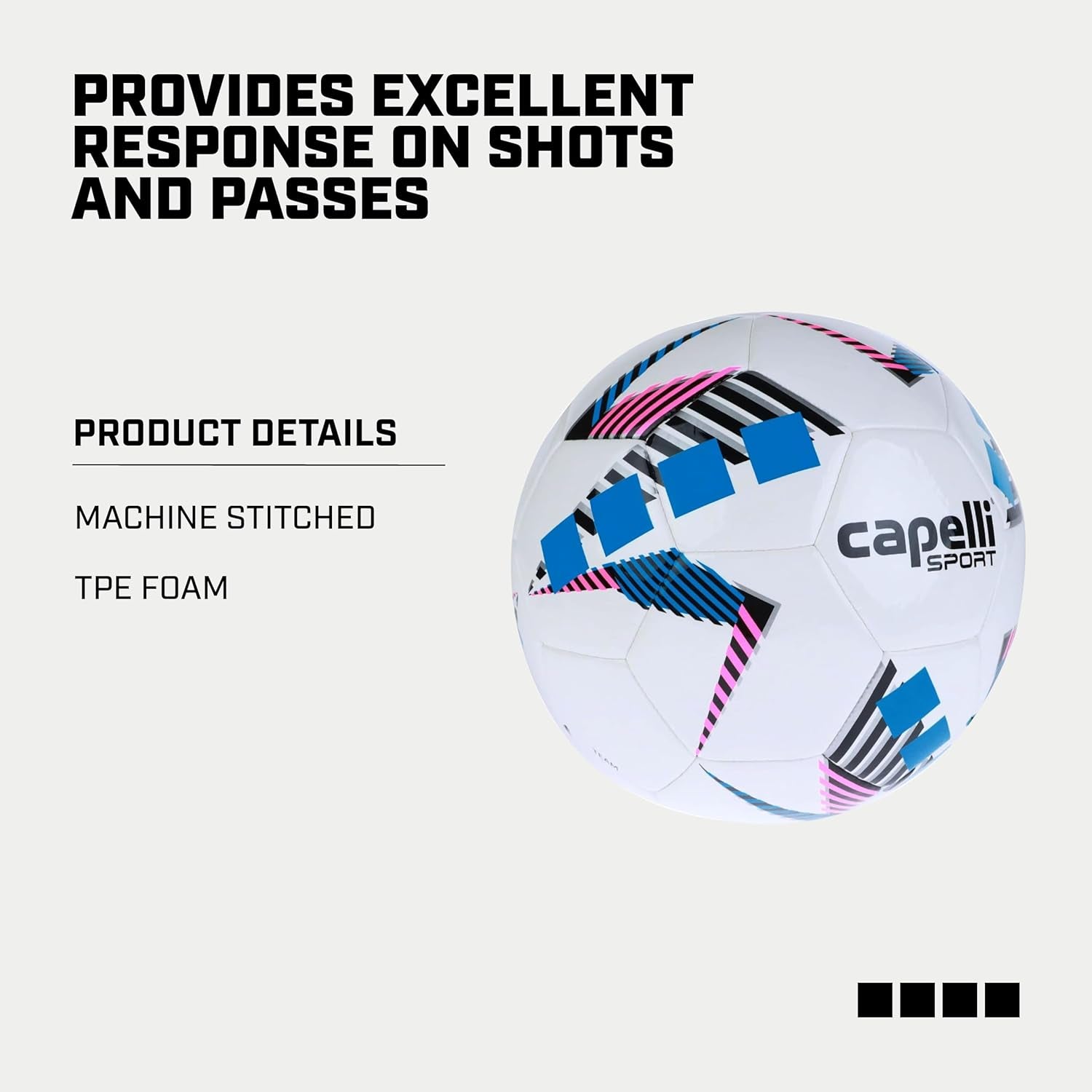 Soccer Ball, Star Cubes Team Soccer Ball for Outdoor and Indoor Training