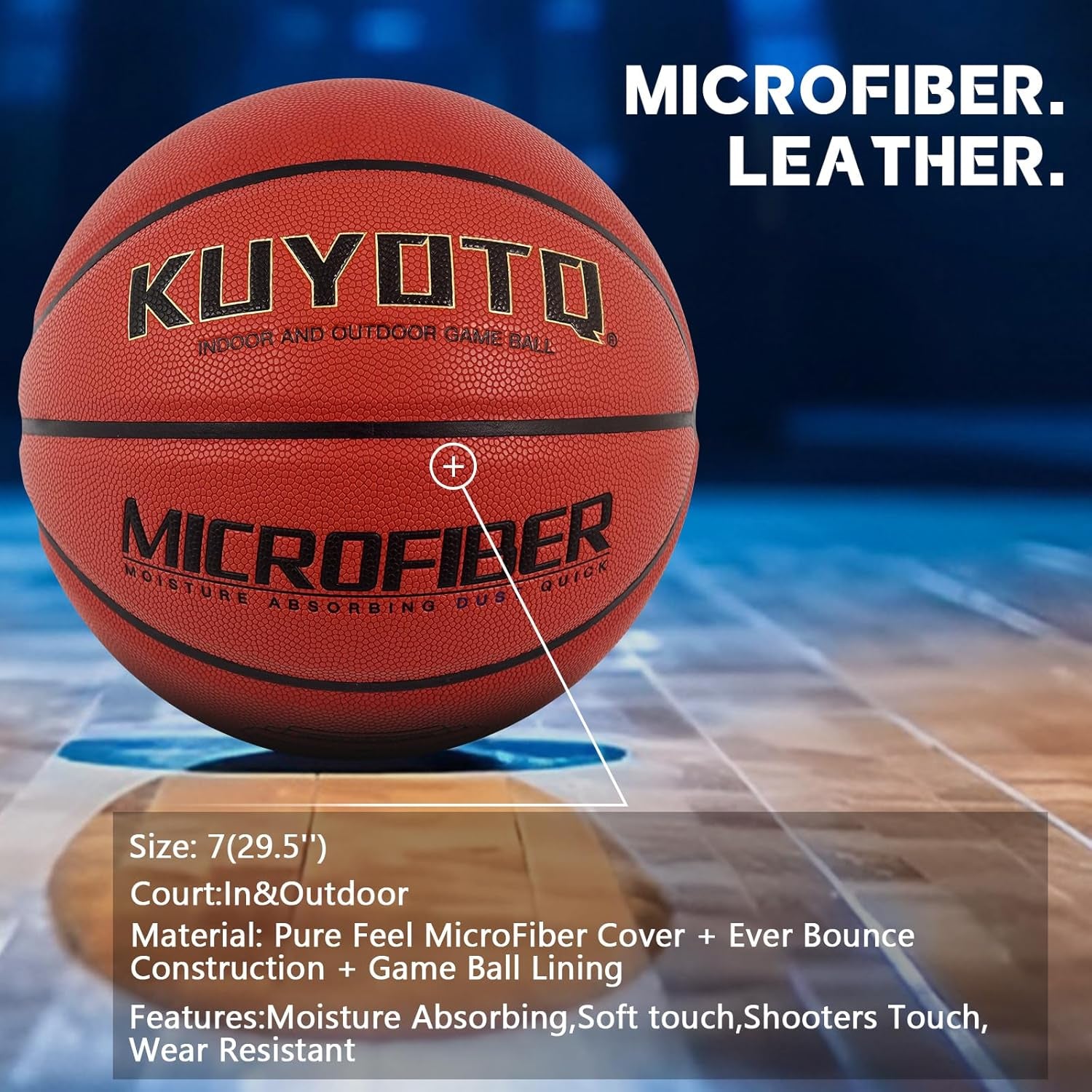Kids Toddler Youth Adult Size 3/4/5/6/7 Basketball 22/25.5/27.5/28.5/29.5" Thickened Rubber or Faux Leather Indoor Outdoor Basketball for Boys Girls Womens Mens Basket Ball Gifts