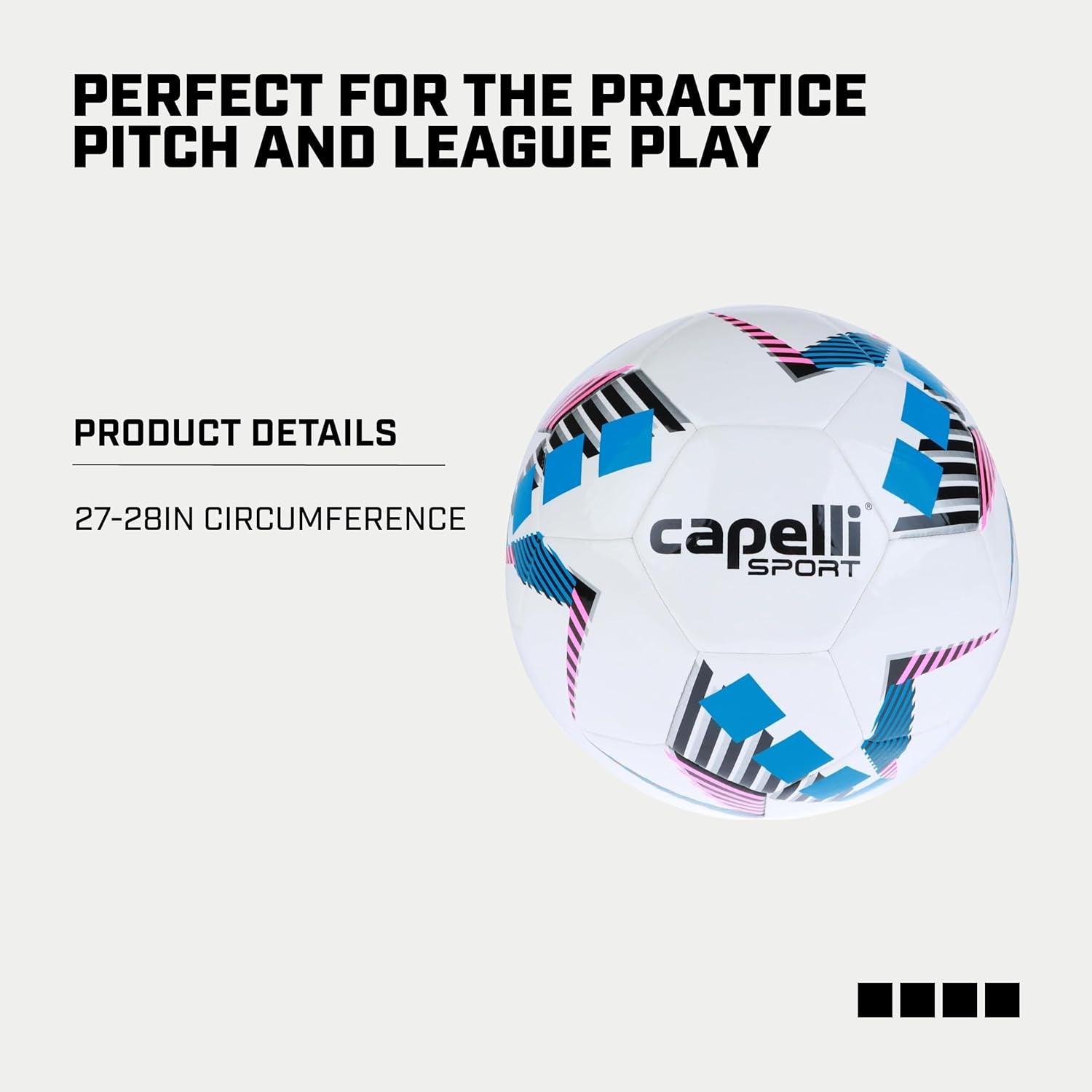 Soccer Ball, Star Cubes Team Soccer Ball for Outdoor and Indoor Training